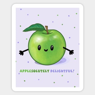 Applesolutely Delightful! Sticker